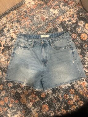 Light Blue Denim Cutoff Shorts